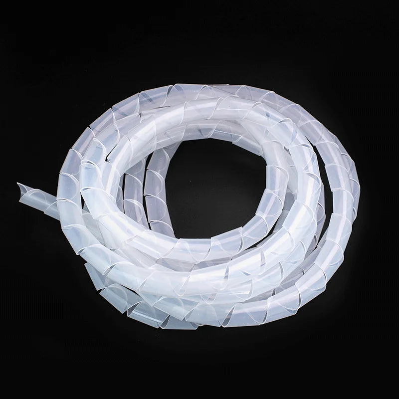Spiral Cable Sleeve - Flame Retardant Wire Protection (4-12mm) - TeaFlow