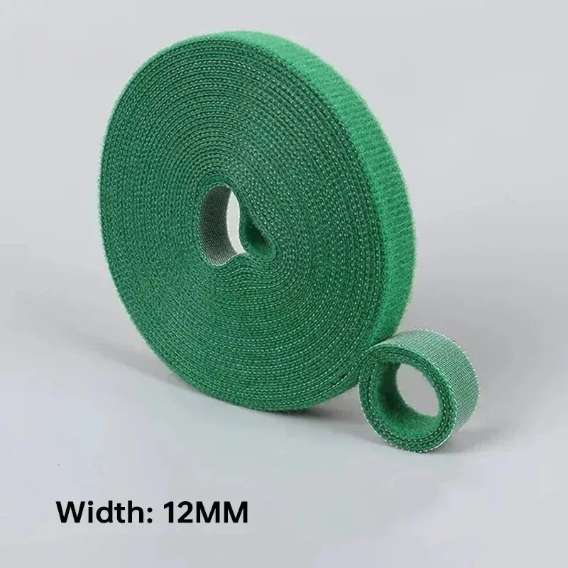 Cable Organizer Ties - 12mm Nylon Cable Management System (2M/5M Roll) - TeaFlow