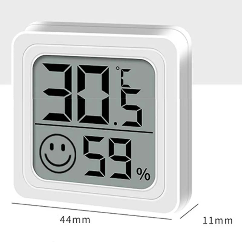 LCD Digital Thermometer Hygrometer - Indoor Temperature & Humidity Monitor - TeaFlow
