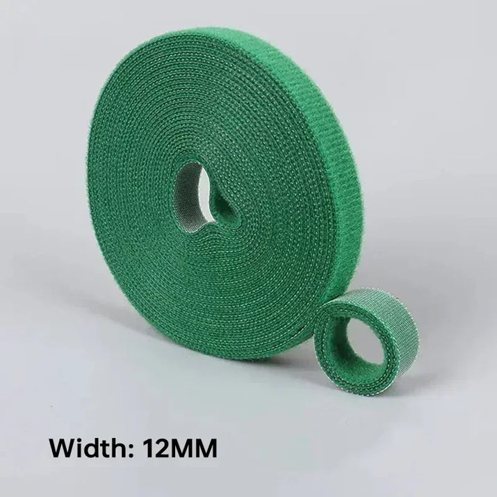 Cable Organizer Ties - 12mm Nylon Cable Management System (2M/5M Roll) - TeaFlow