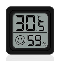 LCD Digital Thermometer Hygrometer - Indoor Temperature & Humidity Monitor - TeaFlow