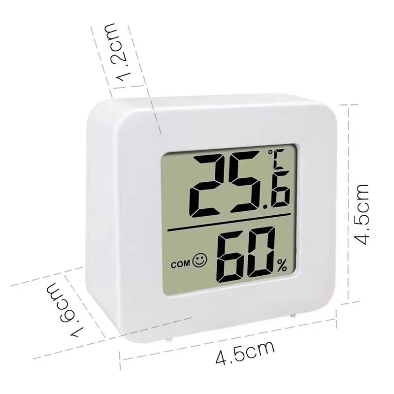LCD Digital Thermometer Hygrometer - Indoor Temperature & Humidity Monitor - TeaFlow