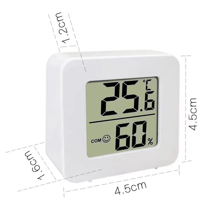 LCD Digital Thermometer Hygrometer - Indoor Temperature & Humidity Monitor - TeaFlow