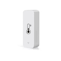 Tuya Zigbee or WiFi Temperature Humidity Sensor Home Connected Thermometer Compatible With Smart Life Alexa Google Assistant - TeaFlow