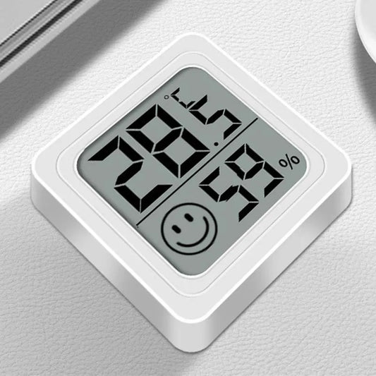 LCD Digital Thermometer Hygrometer - Indoor Temperature & Humidity Monitor - TeaFlow