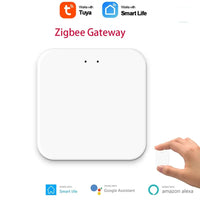 Tuya Zigbee or WiFi Temperature Humidity Sensor Home Connected Thermometer Compatible With Smart Life Alexa Google Assistant - TeaFlow