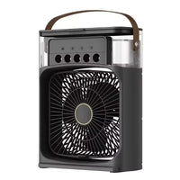 3 In 1 Summer Cooling Fan Portable Desktop Humidifier USB Mini Air Conditioners Night Light Water Mist For Home Or Office - TeaFlow