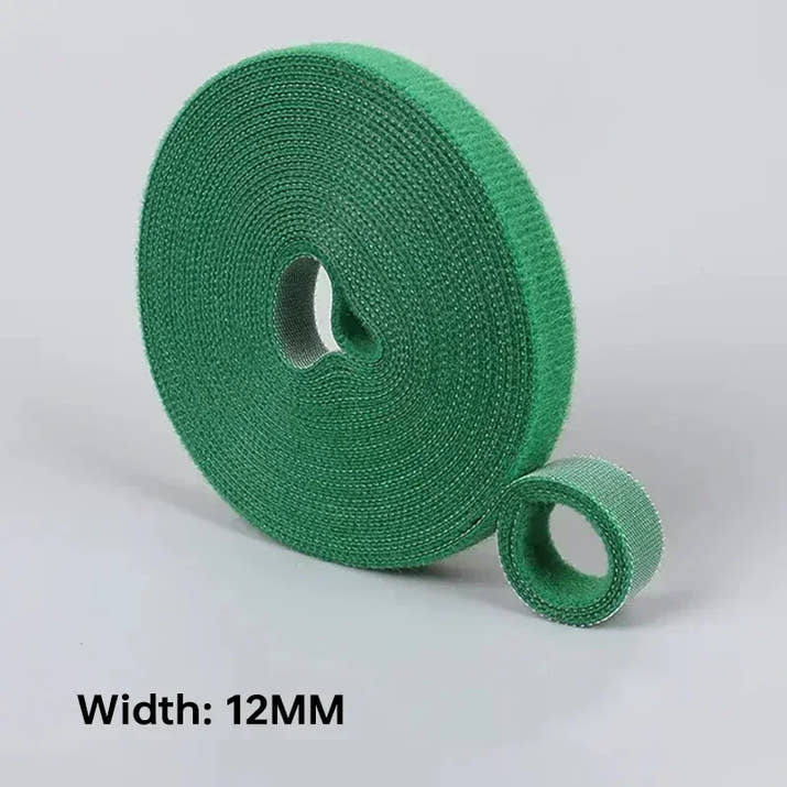 Cable Organizer Ties - 12mm Nylon Cable Management System (2M/5M Roll) - TeaFlow