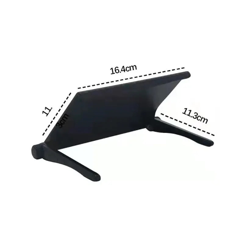 Computer Monitor Storage Rack - No-Drill Desk Organizer for Router & Set-Top Box - TeaFlow