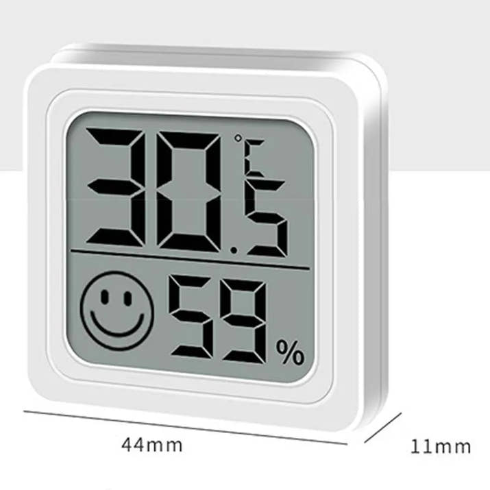 LCD Digital Thermometer Hygrometer - Indoor Temperature & Humidity Monitor - TeaFlow